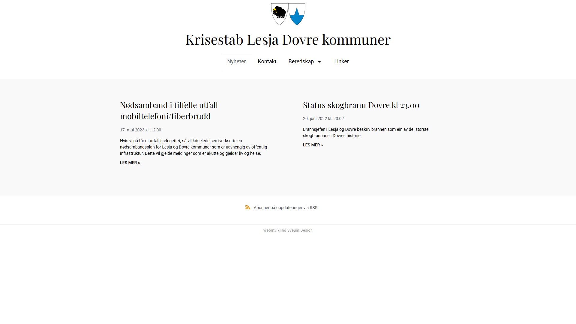 Krisestab Lesja og Dovre