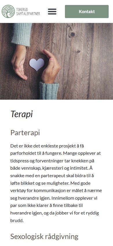 Terapisiden til Tokerud Samtalepartner i mobilformat