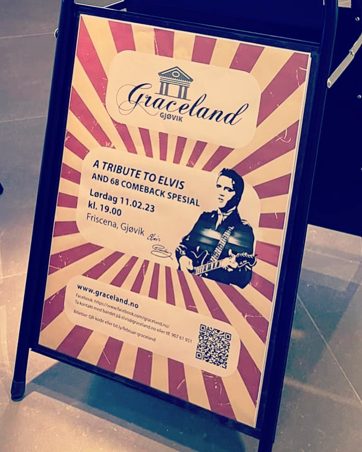 Plakat for tributekonserten 68 Special