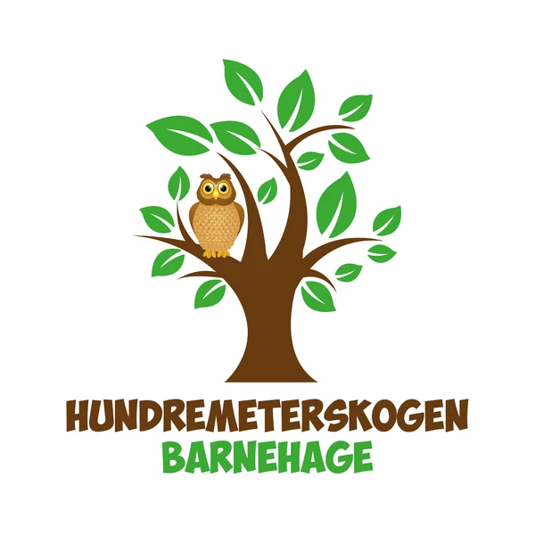 Logo Hundremeterskogen barnehage