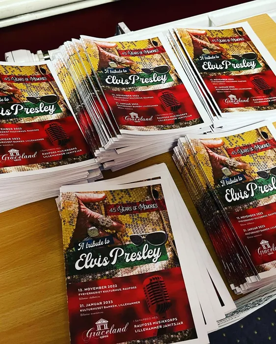 Flyer for Graceland Gjøvik