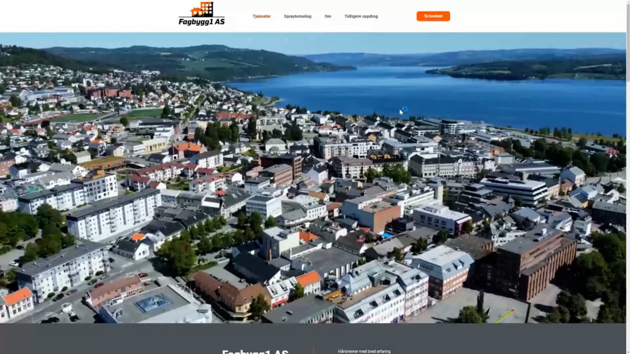 Hjemmeside for Fagbygg1 AS