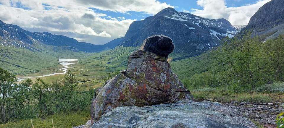 Kristine pa tur i Hydalen